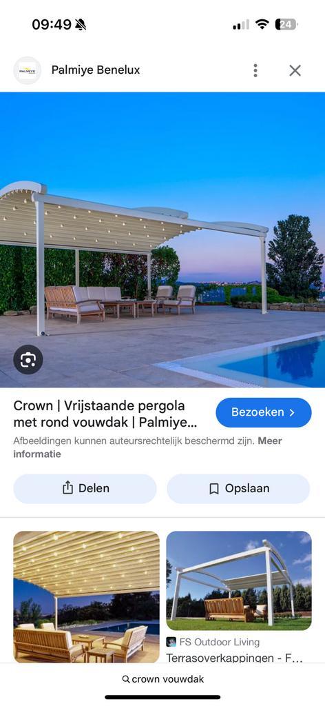 Terrasoverkapping, Tuin en Terras, Overkappingen, Zo goed als nieuw, Ophalen