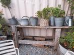 Oude houten werkbank, Tuin en Terras, Ophalen, Gebruikt