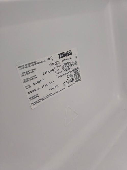 Inbouw koelkast Zanussi. Weg wegens Amerikaanse koelkast, Elektronische apparatuur, Koelkasten en IJskasten, Zo goed als nieuw