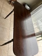 Houten keukentafel 1u40 tot 1m60 verlengbaar, Ophalen, Gebruikt, 100 tot 150 cm, Eikenhout