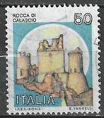 Italie 1980 - Yvert 1437 - Fort van Calascio - L'Aquila (ST), Timbres & Monnaies, Timbres | Europe | Italie, Affranchi, Envoi