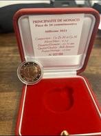 2 Euro Monaco 2021, Postzegels en Munten, Munten | Europa | Euromunten, Ophalen, Monaco, 2 euro