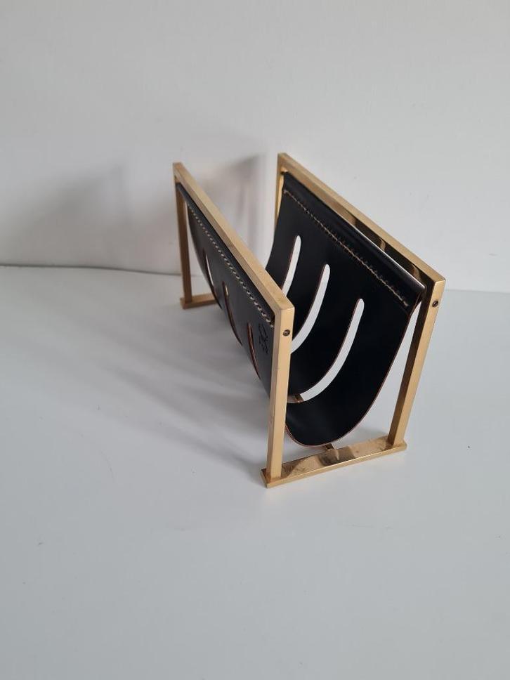 vintage lederen brievenhouder merk ILG, Verzamelen, Retro, Ophalen of Verzenden