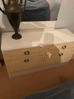 slaapkamer commode met spiegel, Ophalen, Gebruikt