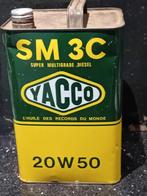 Vintage olieblik YACCO SM 3C 5L, Verzamelen, Blikken, Ophalen of Verzenden, Zo goed als nieuw