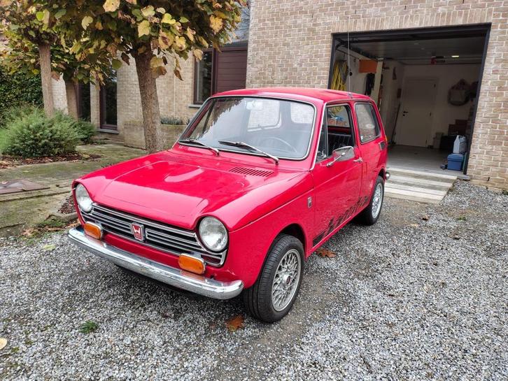 Honda N600 - 1971 - Oldtimer, Auto's, Honda, Particulier, Overige modellen, Benzine, Handgeschakeld, Rood, Zwart, Voorwielaandrijving