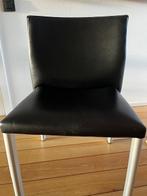 Stoelen Indeco design, Huis en Inrichting, Stoelen, Ophalen, Gebruikt, Zwart, Leer