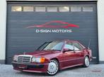 MERCEDES-BENZ 190 E 2.5-16v (204ch) 1989 130.500km !!, Autos, Mercedes-Benz, Achat, Noir, Berline, Cuir