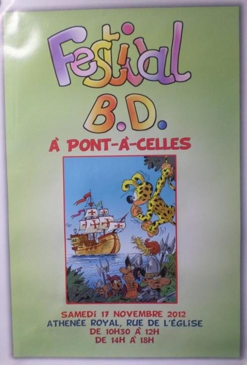 Affiche Poster du Marsupilami, Verzamelen, Stripfiguren, Zo goed als nieuw, Plaatje, Poster of Sticker, Overige figuren, Ophalen