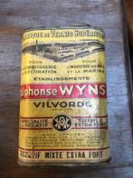 VILVORDE, BIDON Alphonse WYNS, ancien bidon de vernis, Antiquités & Art, Curiosités & Brocante, Enlèvement