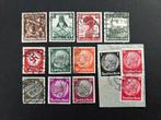 Serie postzegels Duitse rijk uitgave 1934, 1935, Verzenden, Duitse Keizerrijk, Gestempeld