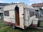 Kip kleine caravan, Caravans en Kamperen, Caravans, Particulier, Hobby, Vast bed