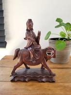 chinees houten beeld foo dog, Ophalen of Verzenden