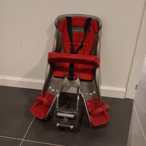 Fietsstoeltje, Fietsen en Brommers, Fietsaccessoires | Fietsstoeltjes, Gebruikt, Voorzitje, 0 t/m 18 kg, Voetsteuntjes, Ophalen
