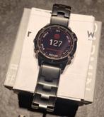 Garmin Fenix 6 Pro Solar (47 mm) - GPS sporthorloge, Handtassen en Accessoires, Sporthorloges, Gebruikt, Zwart, Garmin, Ophalen of Verzenden