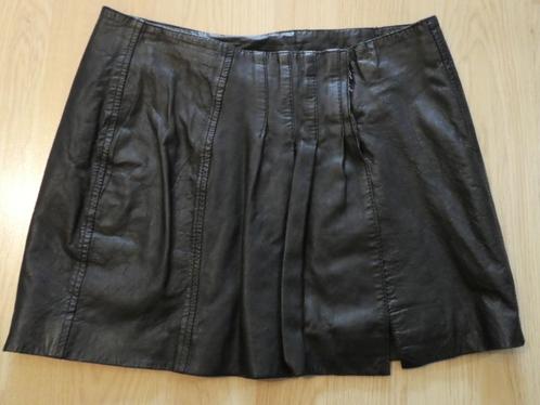 Zwarte Lederen Rok, Kleding | Dames, Rokken, Zo goed als nieuw, Zwart, Ophalen of Verzenden