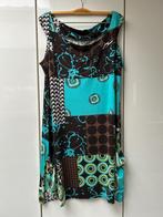 Robe brune et turquoise à poches - Taille 4 --, Comme neuf, Sans marque, Brun, Taille 42/44 (L)