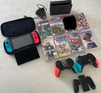 Nintendo switch, Ophalen, Zo goed als nieuw, Met 2 controllers, Met games