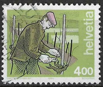 Zwitserland 1994 - Yvert 1444 - De Wijnbouwer (ST) beschikbaar voor biedingen
