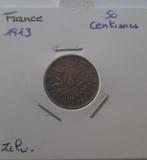 France 50 centimes 1913 argent, Envoi