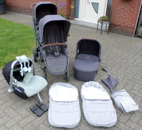 Dubbele kinderwagen Abc Zoom Design, Kinderen en Baby's, Tweelingen en Meerlingen, Zo goed als nieuw, Kinderwagen of Buggy, Ophalen