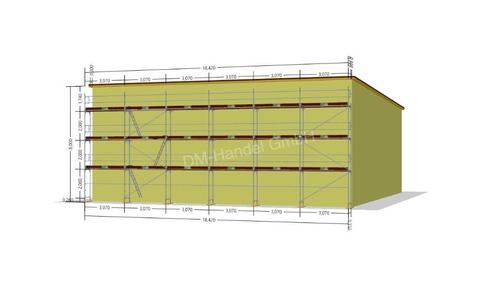 150m² complete aluminium steiger, Doe-het-zelf en Bouw, Steigers, Nieuw, Gevelsteiger, 5 meter of hoger, Verzenden