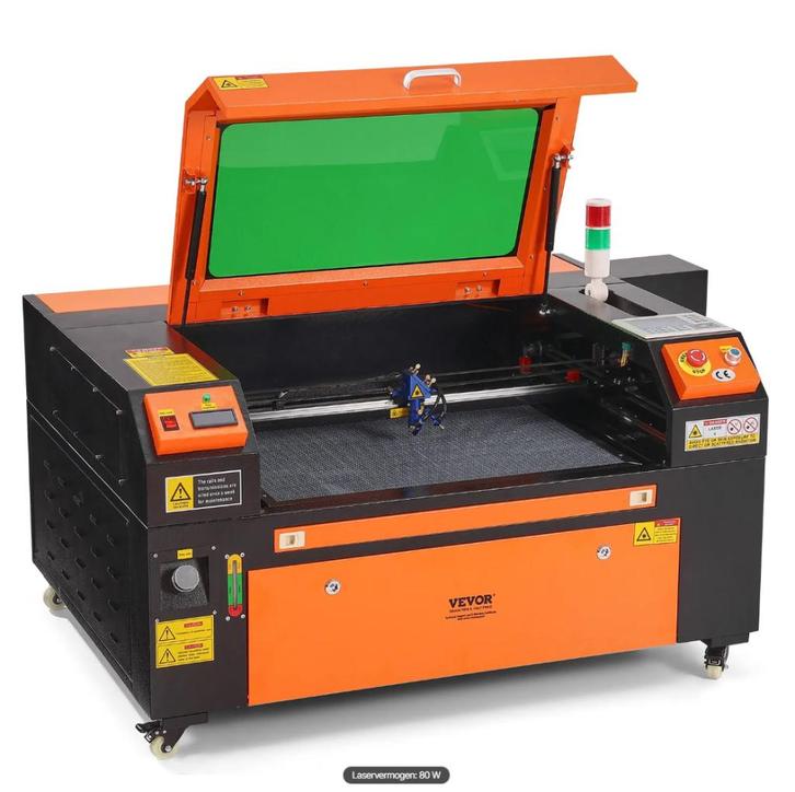 VEVOR 80W CO2-lasergraveur, Computers en Software, 3D Printers, Zo goed als nieuw, Ophalen