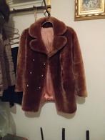 Vintage bontjas mt 36/38, Vêtements | Femmes, Vestes | Hiver, Envoi, Comme neuf, Taille 36 (S), Brun