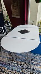 Design tafel van 160x80 cm, corian en graniet, Comme neuf, Enlèvement ou Envoi
