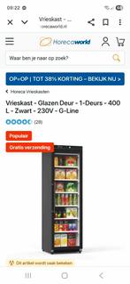 vrieskast glazen deur 400l, Ophalen, Gebruikt