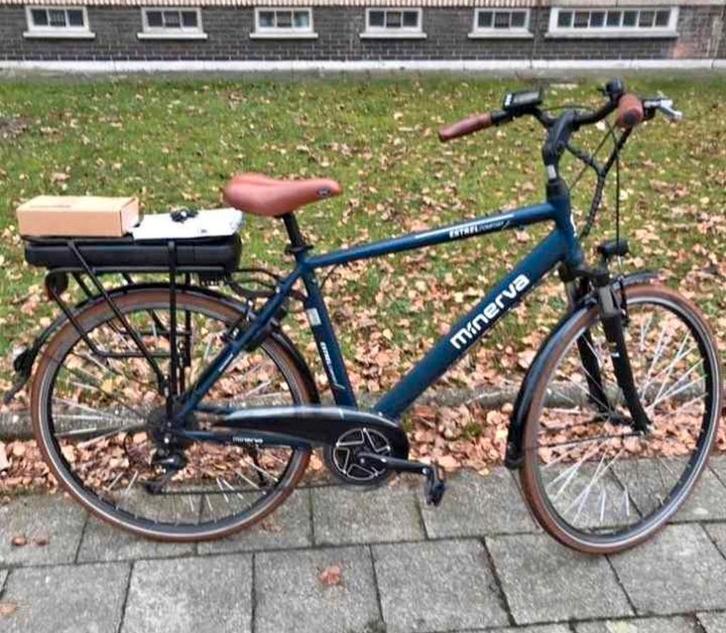 ‼️Gratis Levering 🚘 Minerva Elecktrische Fiets 3000km, Fietsen en Brommers, Elektrische fietsen, Zo goed als nieuw, Ophalen of Verzenden