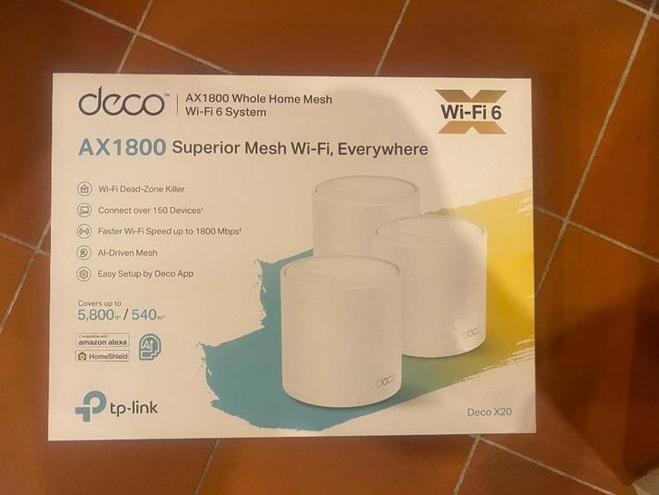 AX1800 Superior Mesh Wi-Fi 6 System - TP-Link, Computers en Software, WiFi-versterkers, Zo goed als nieuw, Ophalen of Verzenden