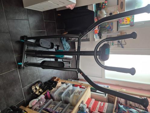 Velo elliptique, Sport en Fitness, Fitnessapparatuur, Zo goed als nieuw, Crosstrainer, Armen, Benen, Borst, Buik, Rug, Metaal