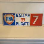 Plaque de rallye Rallye Bugatti des années 60, Collections, Marques automobiles, Motos & Formules 1, Enlèvement, Utilisé, Voitures