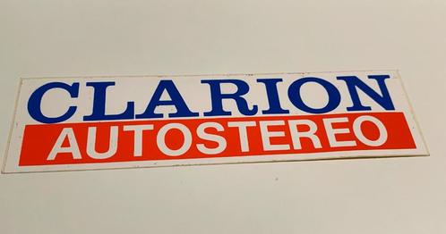 Sticker Clarion Autostereo, Collections, Autocollants, Comme neuf, Enlèvement ou Envoi