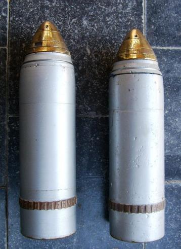 2 Têtes obus supposés guerre 14/18 beschikbaar voor biedingen