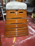 Vintage houten Japanse turnkast (springbok) – 7-delig, Enlèvement, Utilisé, Brun, Matériel