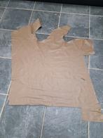 1 vierkante meter soepel taupe leder / lot 28, Hobby en Vrije tijd, Stoffen en Lappen, Ophalen of Verzenden, Zo goed als nieuw