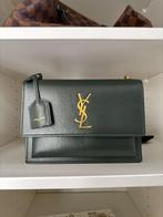 YSL - Sunset medium green/gold limited met bon!, Handtassen en Accessoires, Portemonnees, Zo goed als nieuw, Leder, Groen, Ophalen