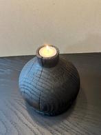 Handgedraaid houten theelichthouder, Ophalen, Nieuw, Kandelaar