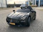 Mercedes GT-R AMG zwart 12V RC / Leder / Rubberband en MP3, Kinderen en Baby's, Ophalen of Verzenden, Nieuw