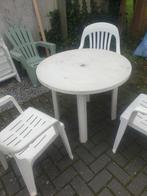 A vendre salon de jardin table ronde + 3 chaises ! !, Enlèvement, Comme neuf, Salons de jardin