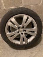 Set 4 Winterbanden continental op mercedes velgen, Auto-onderdelen, Banden en Velgen, Ophalen, Gebruikt, 255 mm, Banden en Velgen