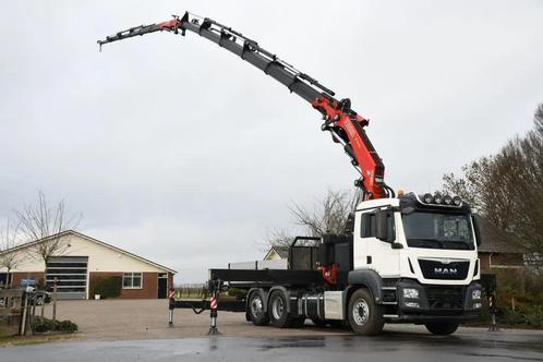 MAN TGS 26.400 6X2!27dkm!2017TRUCK/TRACTOR HEAD/FASSI 60TM/F, Auto's, Vrachtwagens, Bedrijf, Achteruitrijcamera, Airconditioning