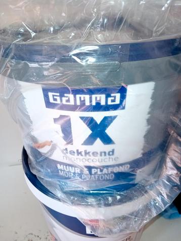 Gamma muur en plafond, wit, 10L, 1x dekkend