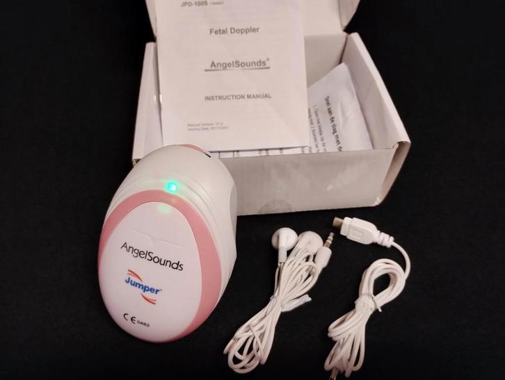 Foetale baby hartslagmeter Angelsounds JPD-100, Kinderen en Baby's, Babyfoons, Ophalen of Verzenden