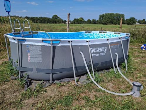 Leuk familiezwembad, Tuin en Terras, Zwembaden, Zo goed als nieuw, Opzetzwembad, 80 tot 120 cm, 400 cm of meer, 200 tot 300 cm