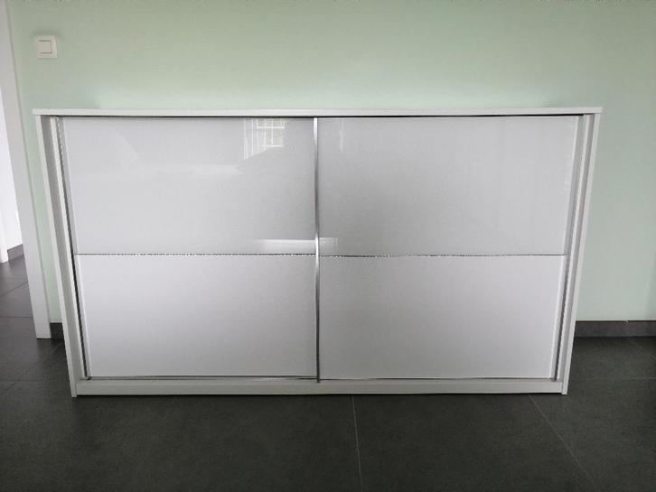 Meuble laqué blanc, Maison & Meubles, Armoires | Mobilier de télévision, Comme neuf, Moins de 100 cm, 150 à 200 cm, 25 à 50 cm