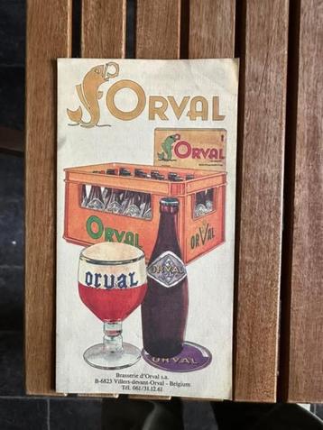 trappist orval folder, Enlèvement ou Envoi, Comme neuf, Autres types, Autres marques