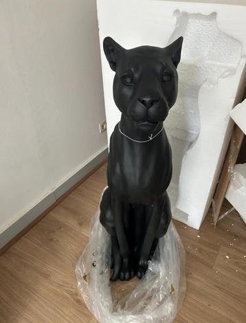 Postuur zwarte panter - 110cm beschikbaar voor biedingen